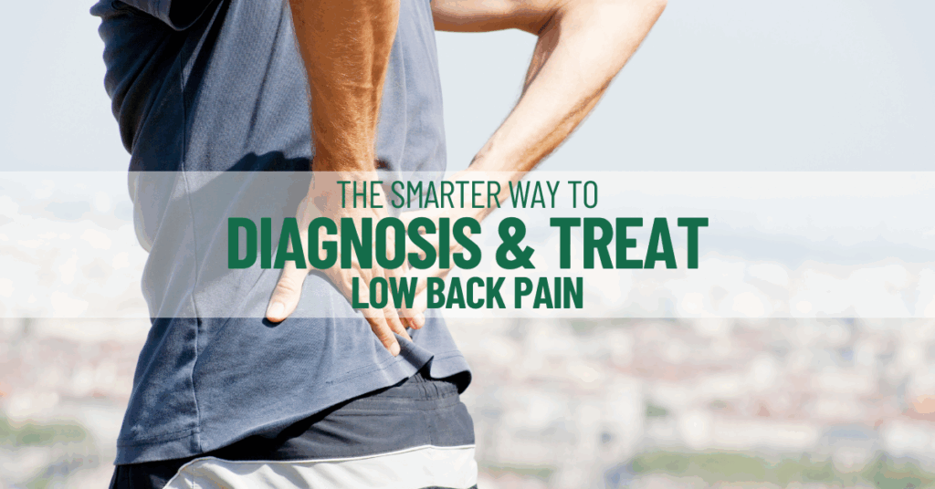 Learn the smarter way to diagnose and treat low back pain with Mishock Physical Therapy.