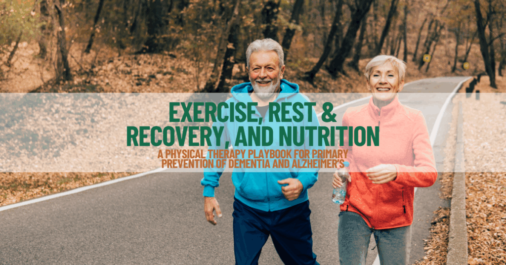Two older adults briskly walking outdoors on a sunny day, promoting active living and brain health to help prevent Alzheimer’s disease.